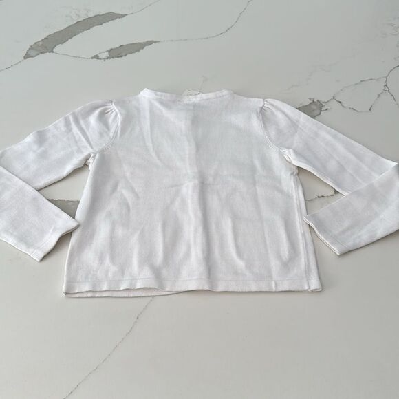 Gymboree Girl’s White Sweater. NWTS! Size M 7-8 - Picture 3 of 3